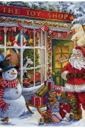 Quantità Limitata kit ricamo a punto croce - Il negozio di giocattoli - Merejka