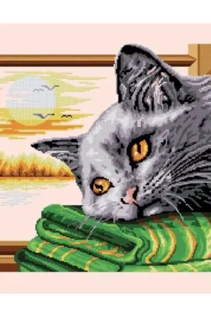 kit ricamo a punto croce - Fibie - Luc Créations Prezzo Ridotto