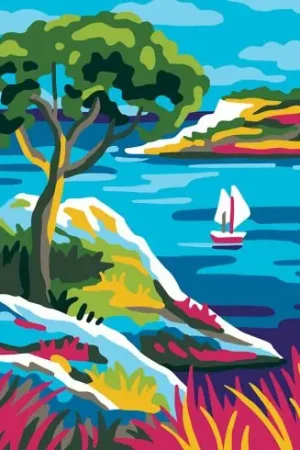 Canovaccio antico - Costa mediterranea - Collection d'Art Quantità Limitata