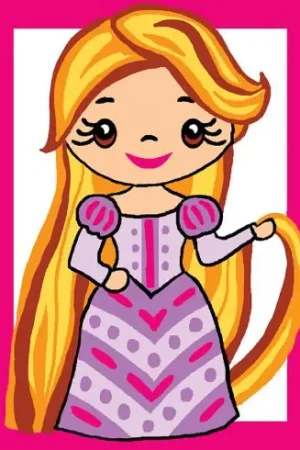 Kit di tela per bambini - Principessa - Luc Créations Prezzo Ridotto