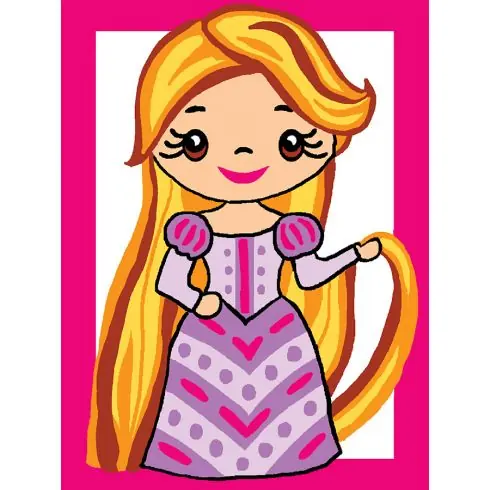 Kit di tela per bambini - Principessa - Luc Créations Prezzo Ridotto