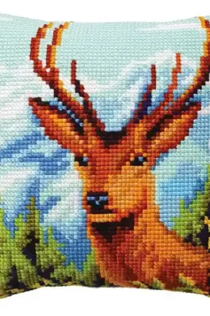 Kit cuscino fori grossi - Cervo - Collection d'Art Promozione Esclusiva