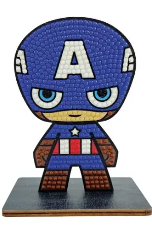 statuetta di diamante - captain america - Crystal Art D.I.Y Offerta Limitata