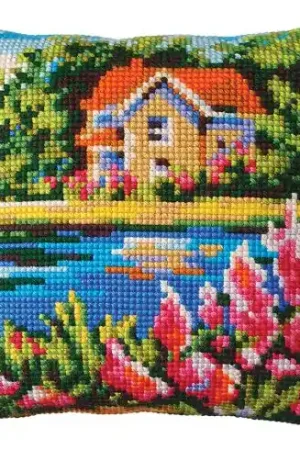 Sconto Kit cuscino fori grossi - Casa sul lago - Collection d'Art