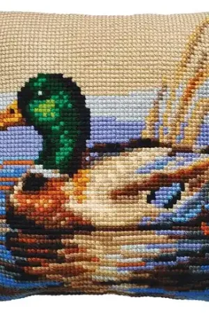 Ultima Occasione Kit cuscino fori grossi - Anatra - Collection d'Art