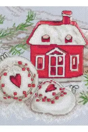 kit ricamo a punto croce - Casa di pan di zenzero - RTO Nuova Collezione