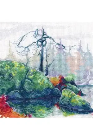 Offerta kit ricamo a punto croce - Natura selvaggia - RTO