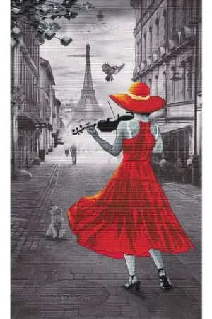 kit ricamo a punto croce - Violinista - Nova Sloboda Compra Oggi Stesso