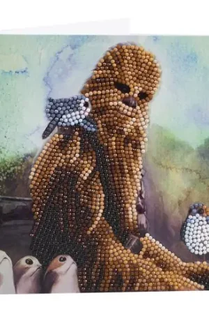 Prezzo Ridotto Carta con ricamo a diamante - chewbacca - Crystal Art D.I.Y