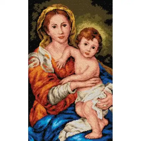 Canovaccio antico - La Madonna e il Bambino - Orchidéa Professionale