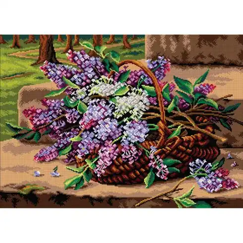 Bestseller Canovaccio antico - Natura morta con lillà - Orchidéa