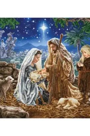 Kit ricamo diamante - La natività - Diamond Dotz Esclusivo