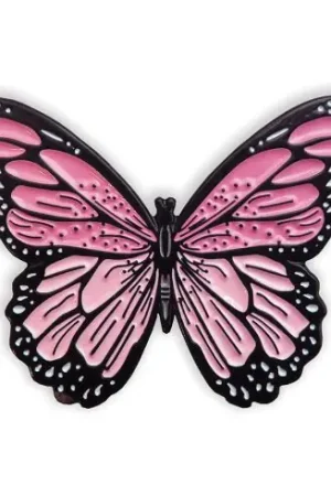 Magnete ad aghi - Farfalla rosa - Letistitch Occasione