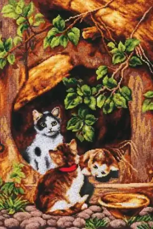 Canovaccio antico - Gattini giocherelloni - Orchidéa Subito Disponibile