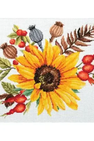 Ordina Subito kit ricamo a punto croce - Mazzo in autunno - Ladybird