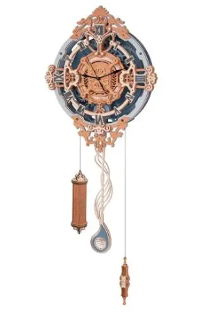 Puzzle meccanico in legno 3D - Orologio da parete romantico - ROKR Spedizione Gratuita