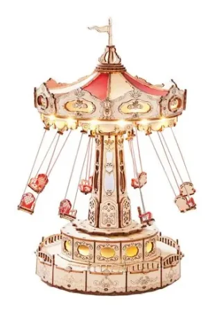 Puzzle meccanico in legno 3D - Giro in altalena - ROKR Di Tendenza