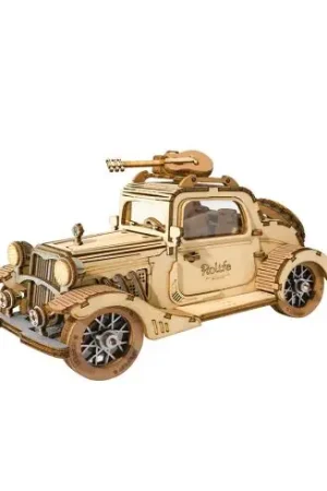 Puzzle in legno 3D - Auto d'epoca - ROKR Quantità Limitata