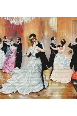 Prezzo Conveniente kit ricamo a punto croce - Valzer di Vienna - Nova Sloboda