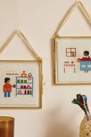 Ordina Subito kit ricamo a punto croce - La pause café - DMC