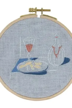 Di Tendenza Kit per ricamo a tamburo - Il dessert di wafer - DMC