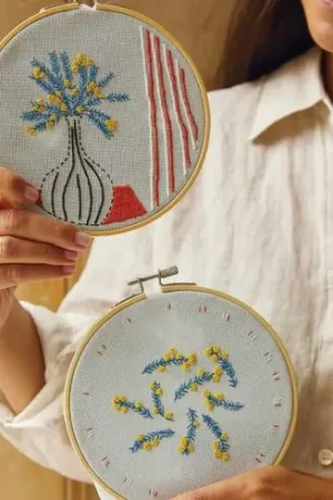 Spedizione Espresso Kit di punti da ricamo - Mimosa solare - DMC