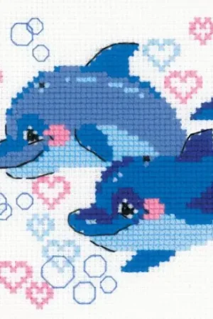 kit ricamo a punto croce - Mare d'Amore - Riolis Di Tendenza