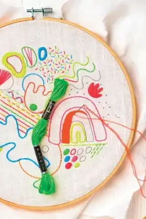 Kit di punti da ricamo - Neon freestyle Sampler - Anchor Ultimissimo Modello