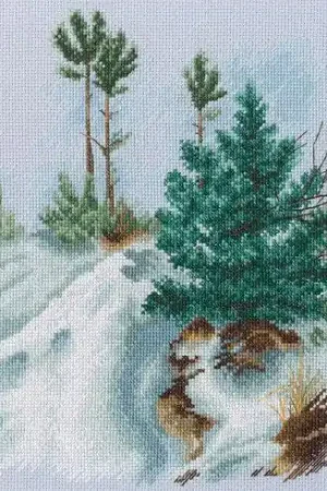 kit ricamo a punto croce - Sogno d'inverno - RTO Prezzo Basso