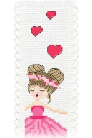 Kit segnalibro da ricamo - La mia piccola ballerina - Princesse Non Perdere