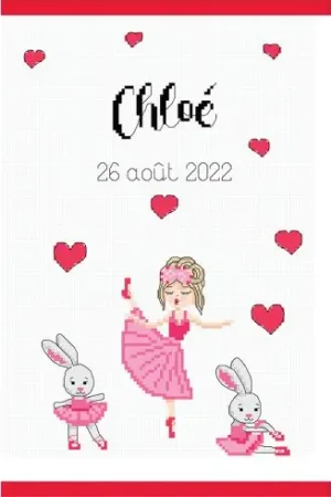 Kit per la copertina del libro a ricamo - La mia piccola ballerina - Princesse Offerta Limitata