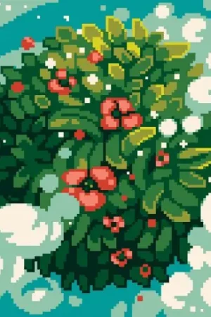 Professionale Canovaccio antico - Papaveri - Canevas Fatal