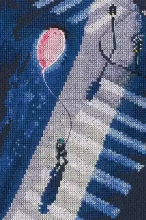 kit ricamo a punto croce - Attraversamento stradale - RTO Ultimissimo Modello