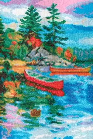 Compra Online kit ricamo a punto croce - Riflessi del cielo - RTO