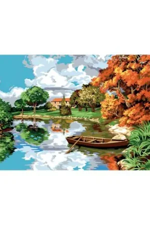 Prezzo Ridotto Canovaccio antico - Il riflesso nell'acqua - Margot de Paris