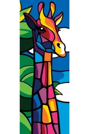 Promozione Canovaccio antico - Cuscino da ricamare giraffa - Margot de Paris