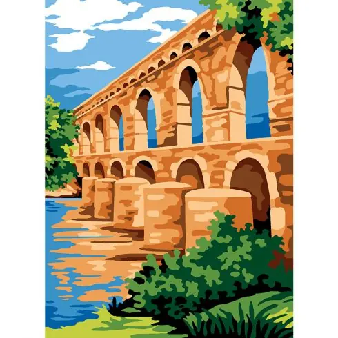 Canovaccio antico - Il Pont du Gard - Margot de Paris Pagamento Sicuro