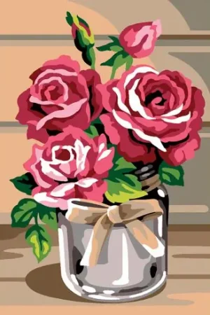 Super Prezzo Canovaccio antico - Rose d'epoca - SEG de Paris