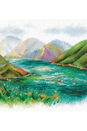 Sconto kit ricamo a punto croce - Lago Kezenoyam - MP Studia