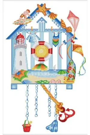 Super Prezzo kit ricamo a punto croce - Orologio da mare - Luc Créations