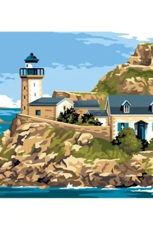 Ultimissimo Modello Canovaccio antico - Le rocce della Bretagna - SEG de Paris