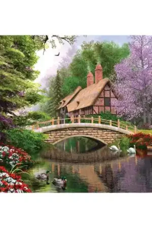 puzzle - River Cottage - 1000 pezzi - Castorland Offerta