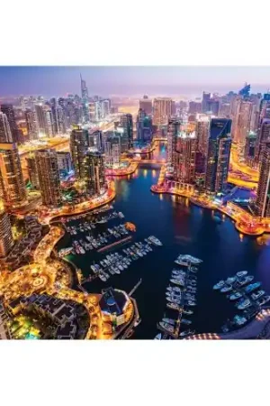 puzzle - Dubai di notte - 1000 pezzi - Castorland Prezzo Basso