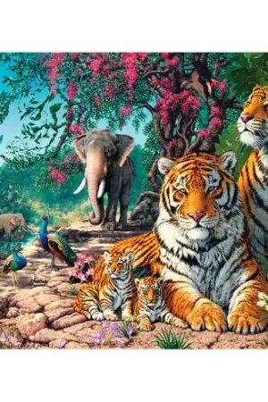 Spedizione Espresso puzzle - Santuario della tigre - 3000 pezzi - Castorland