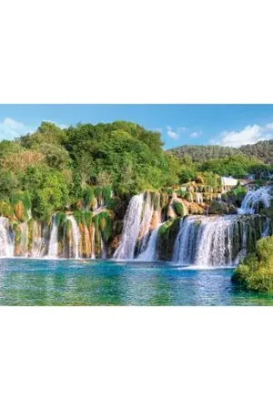 Compra Adesso puzzle - Cascate di Krka, Croazia - 4000 pezzi - Castorland