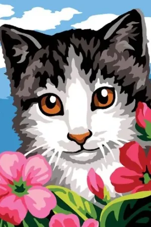 Acquista Ora Kit di tela per bambini - Gatto - Margot de Paris