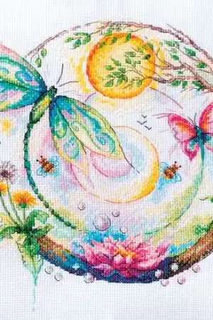 kit ricamo a punto croce - Colori magici - Abris Art Di Tendenza