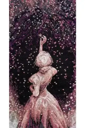 Popolare kit ricamo a punto croce - Stella dei desideri - Abris Art