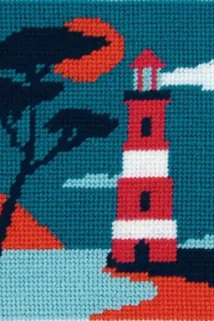 Kit di canovaccio - Faro - DMC Pagamento Sicuro