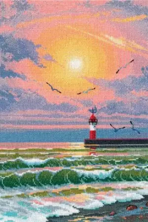 Sconto kit ricamo a punto croce - Faro di Sochi - Oven